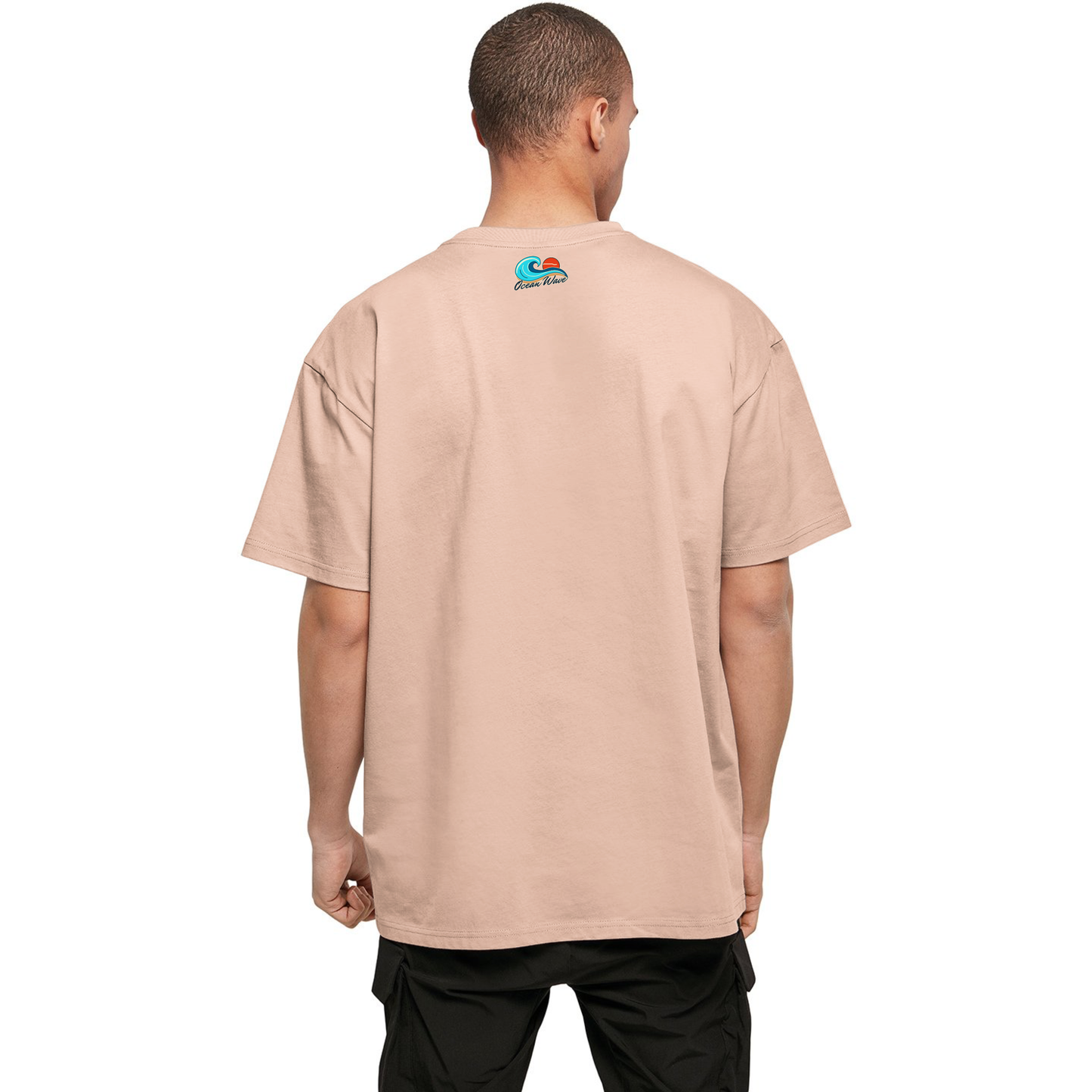 Ocean Wave Coordinates Tee - Newquay Bay
