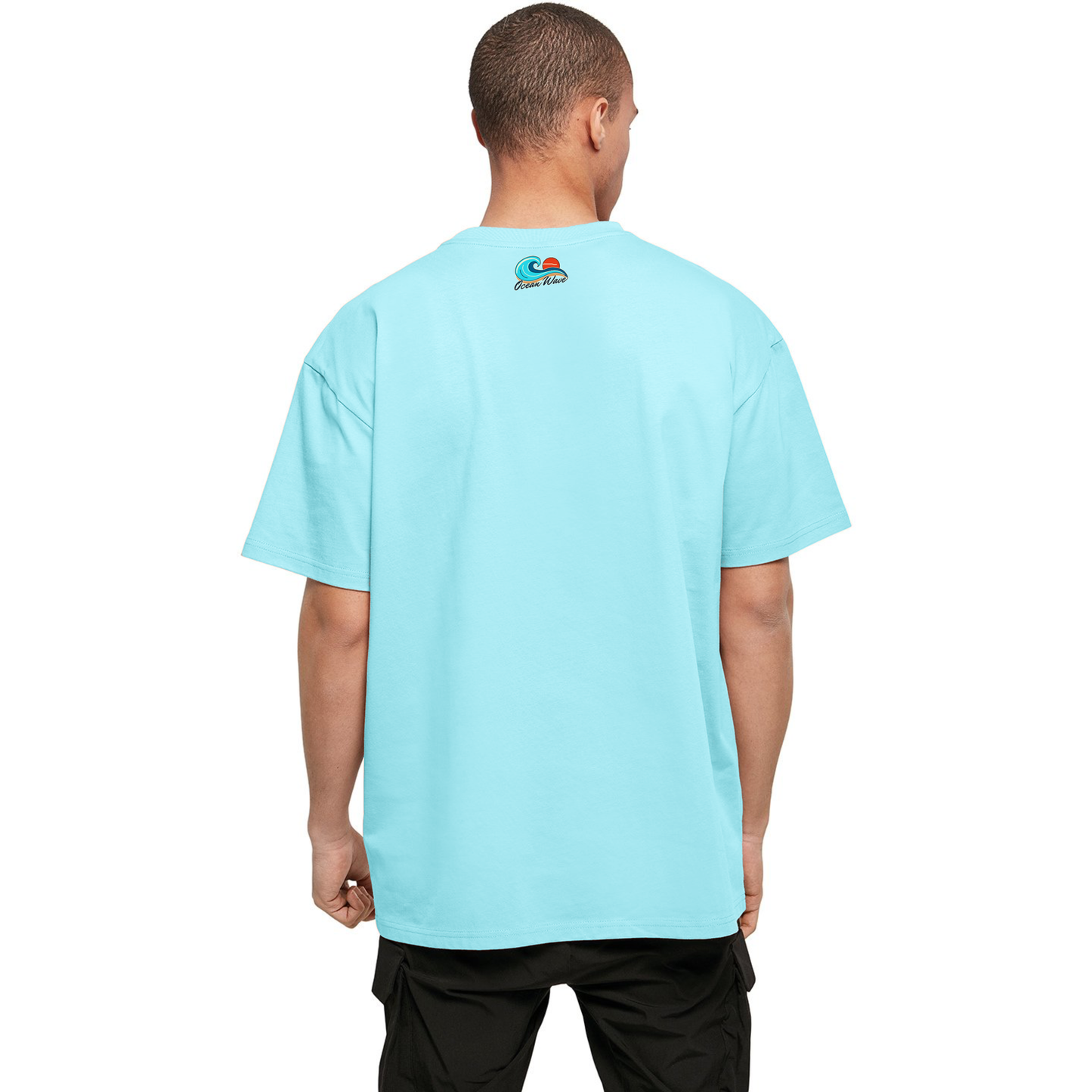 Ocean Wave Coordinates Tee - Newquay Bay