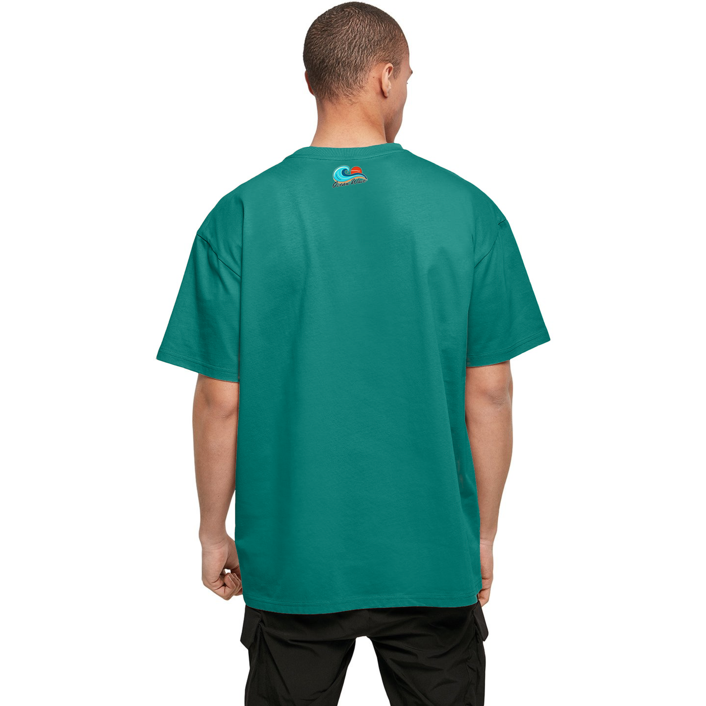 Ocean Wave Coordinates Tee - Newquay Bay