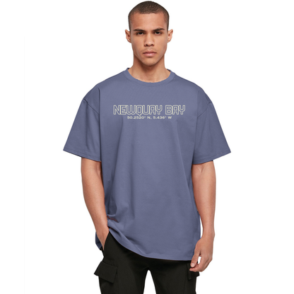 Ocean Wave Coordinates Tee - Newquay Bay